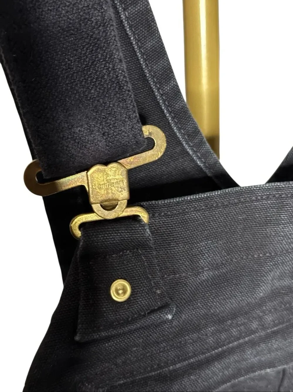 Carhartt Iconic R01 Duck Bib Overall Black Size 36X34